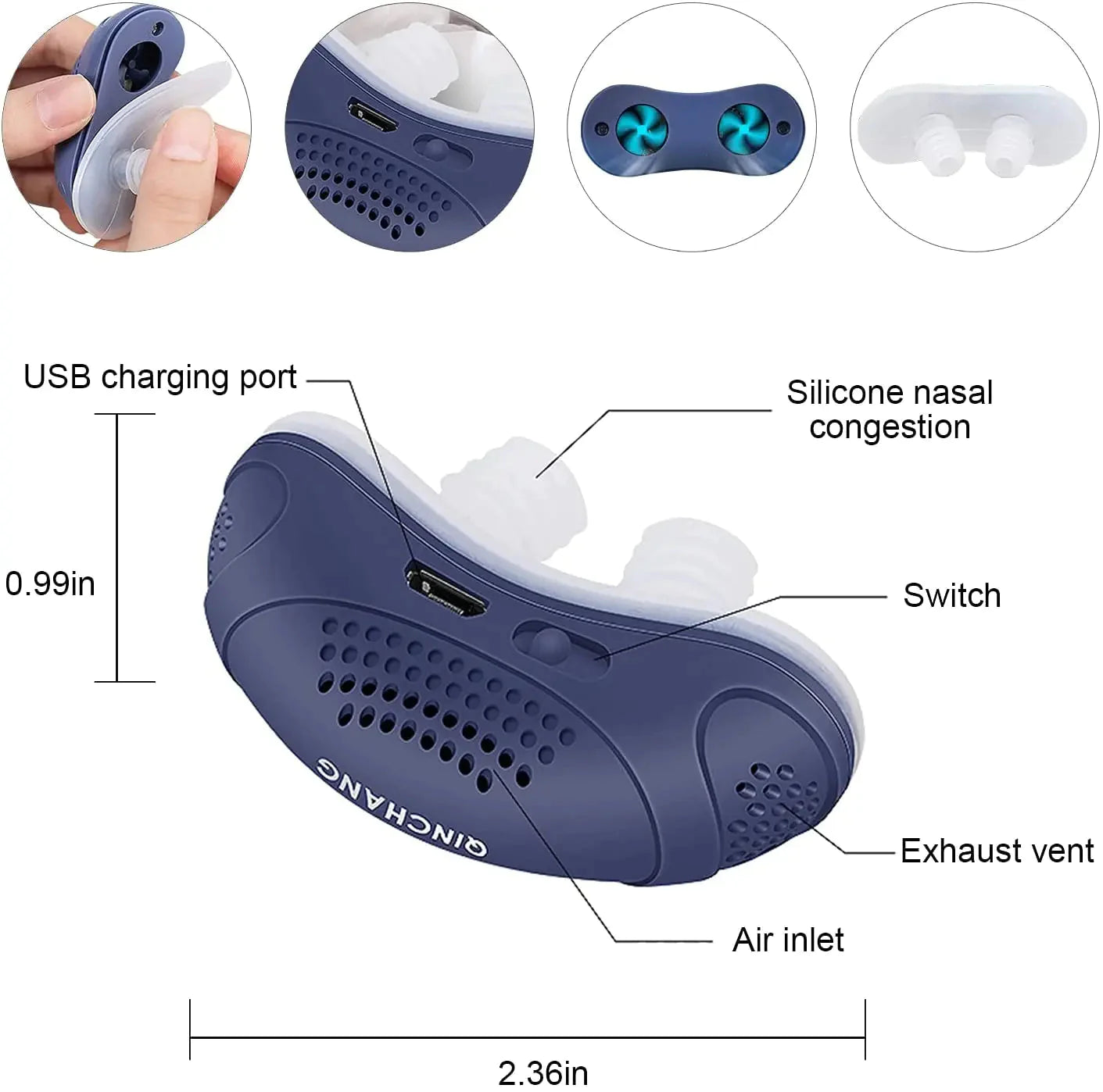 Micro CPAP Sleep Apnea Machine – Portable Anti-Snoring Device for Travel 3