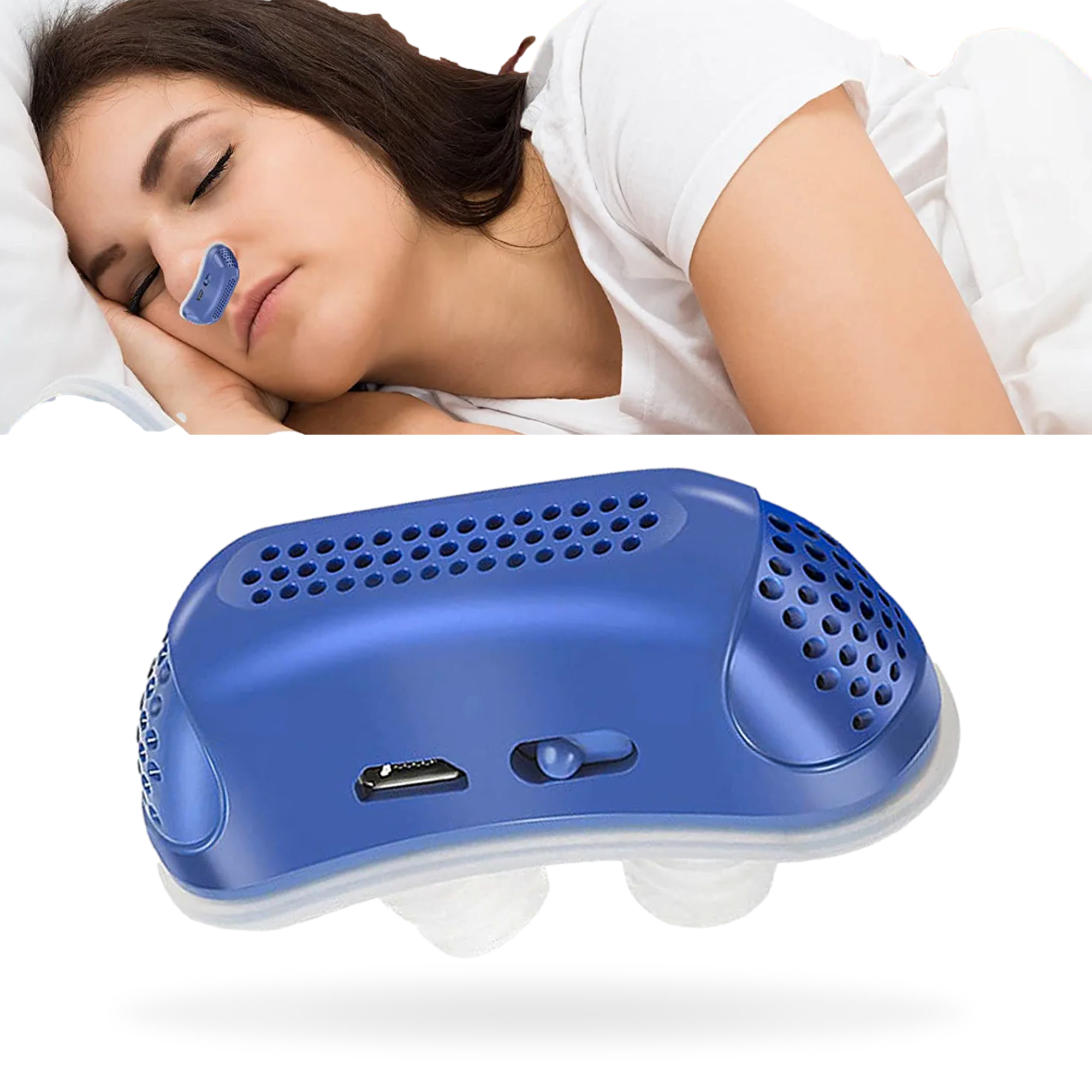 Micro CPAP Sleep Apnea Machine – Portable Anti-Snoring Device with No Mask Required 0