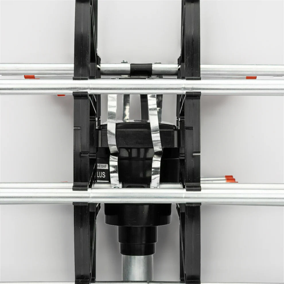 Outdoor 500+ Mile Long Range TV Antenna with 360-Degree Motorized Rotation and Dual TV Outputs 5