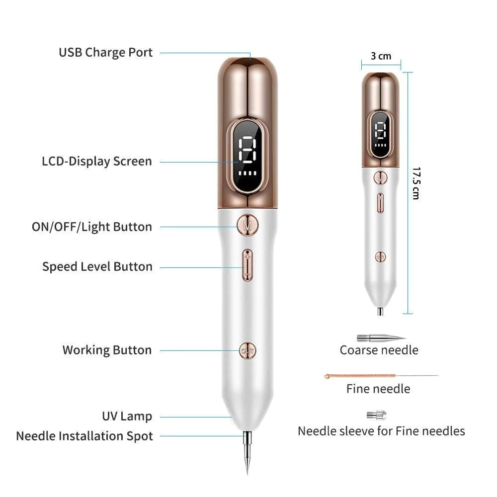 Plasma Pen for Skin Tag and Mole Removal – 9 Intensity Levels, Safe and Easy to Use 2