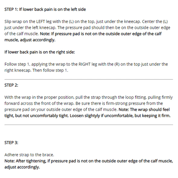 Sciatic Nerve Brace for Effective Pain Relief – Adjustable Support for Lower Back and Legs 1