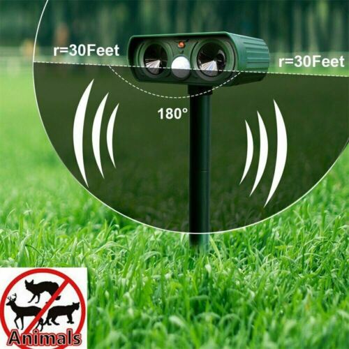 Solar-Powered Ultrasonic Animal Pest Repeller – Motion-Activated Deer and Pest Deterrent 4