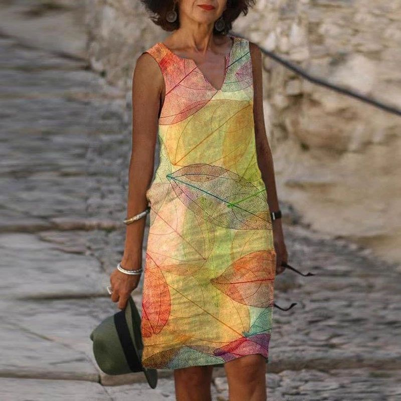 Stylish Casual Summer Dress for Women - Mini Length 0