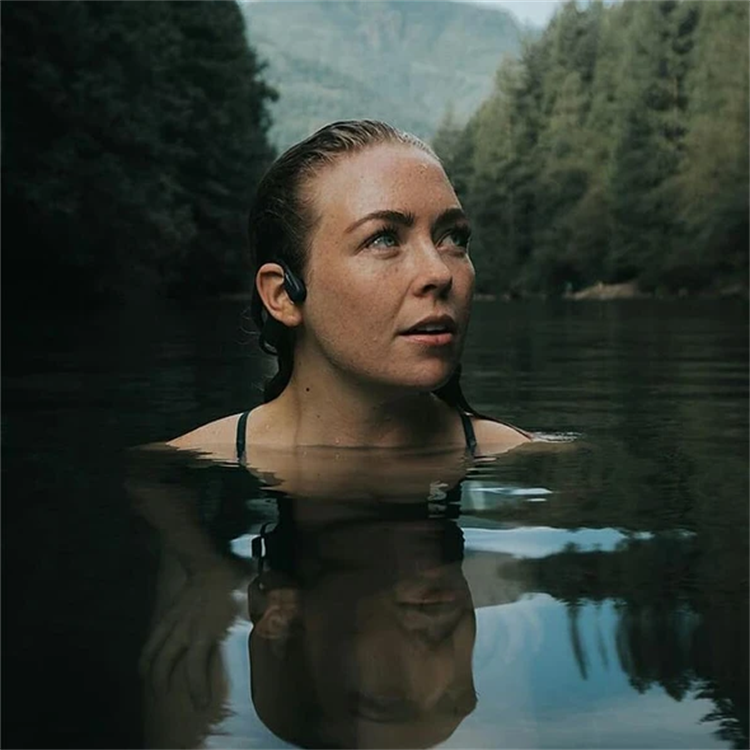 Waterproof Bone Conduction Headphones – Bluetooth Wireless with Ergonomic Design and Noise-Cancelling Microphone 1