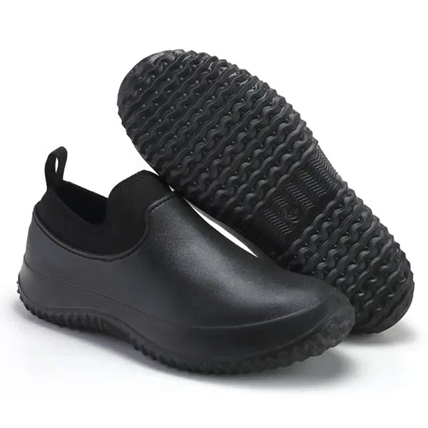 Waterproof Slip-On Work Shoes with Non-Slip Traction and Comfortable Fit 2