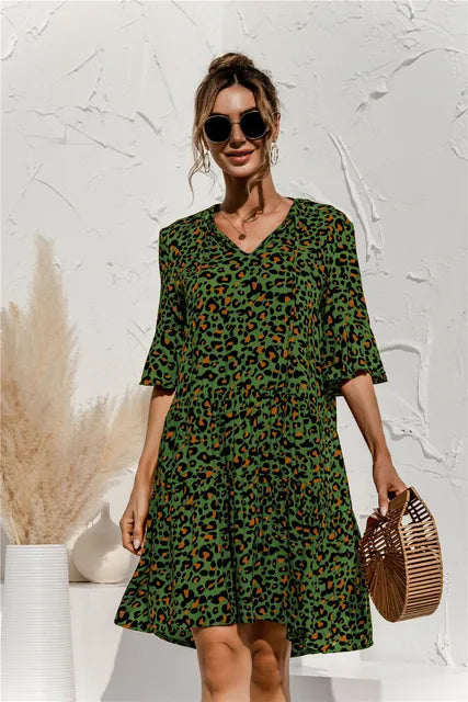 Women's Mini Dress Blue Summer Dresses 2