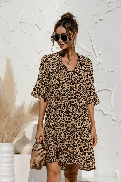 Women's Mini Dress Blue Summer Dresses 4