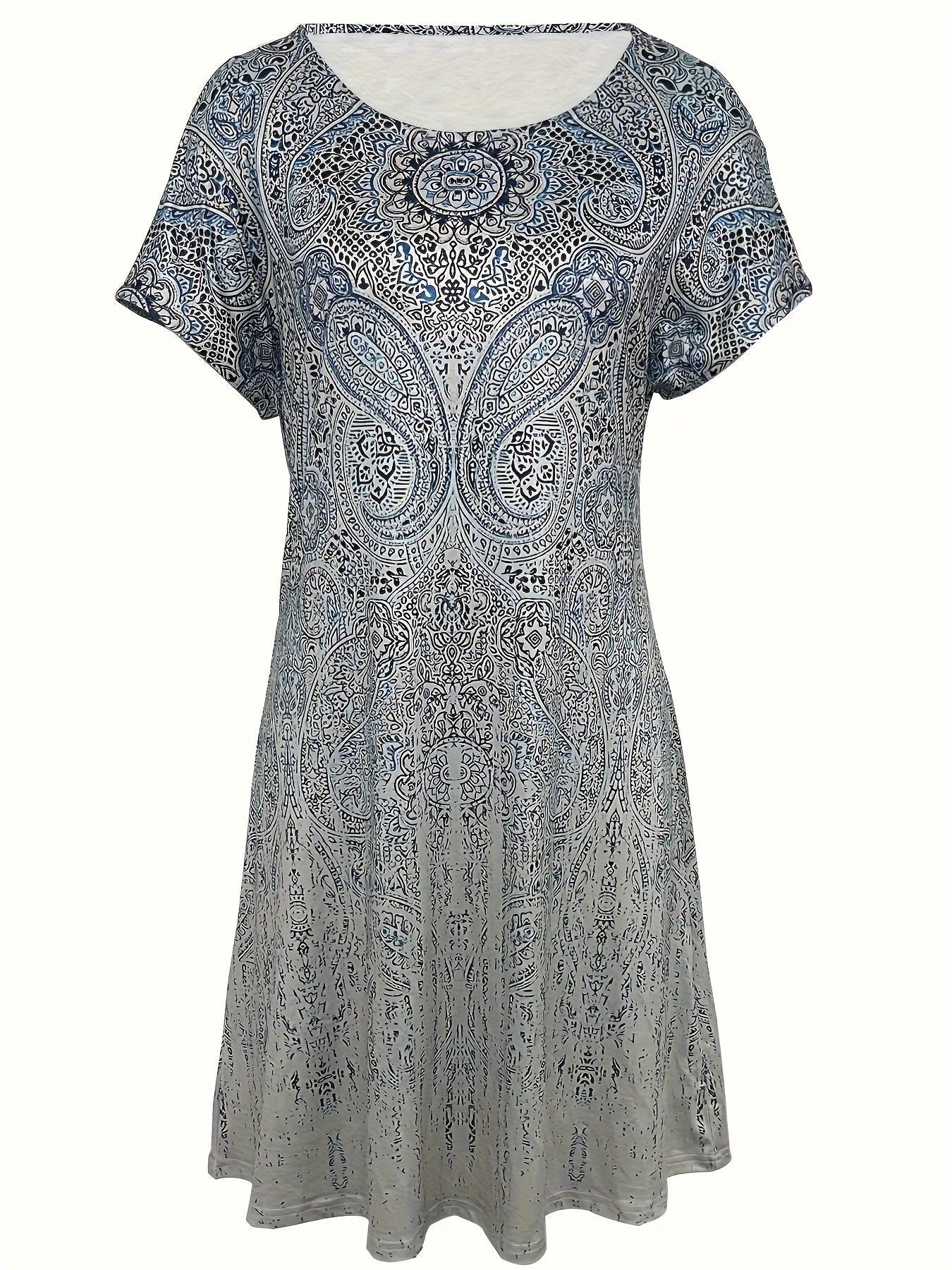 Women's Mini Dress Blue Summer Style 8