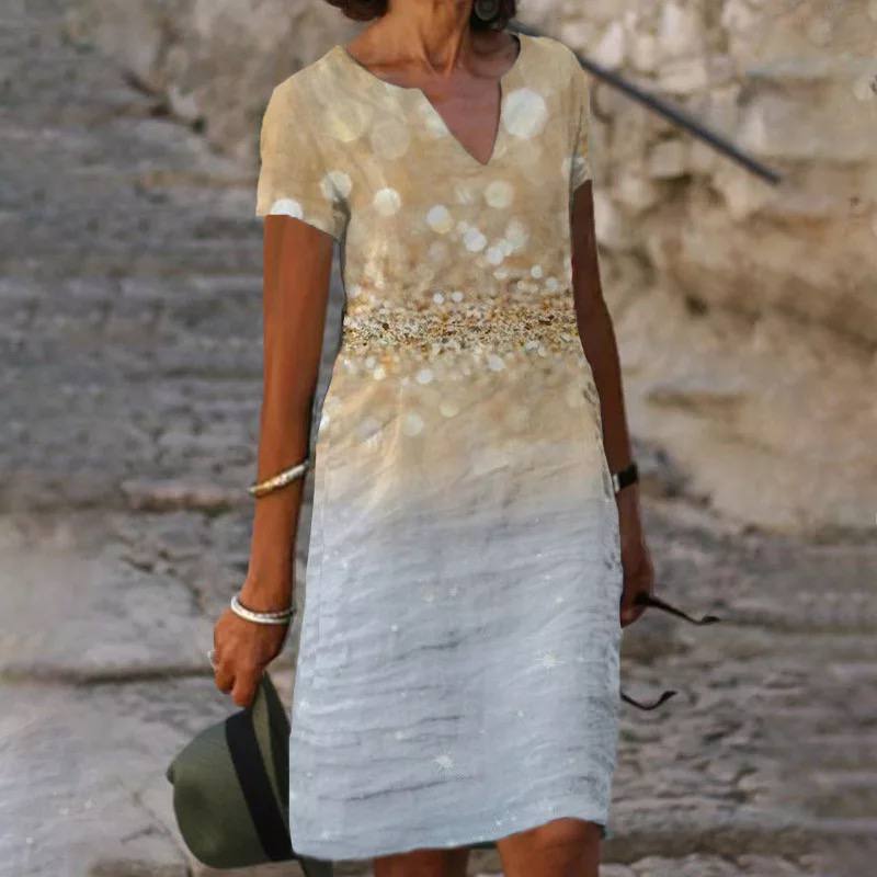 Women's Mini Dress Floral Pattern 2