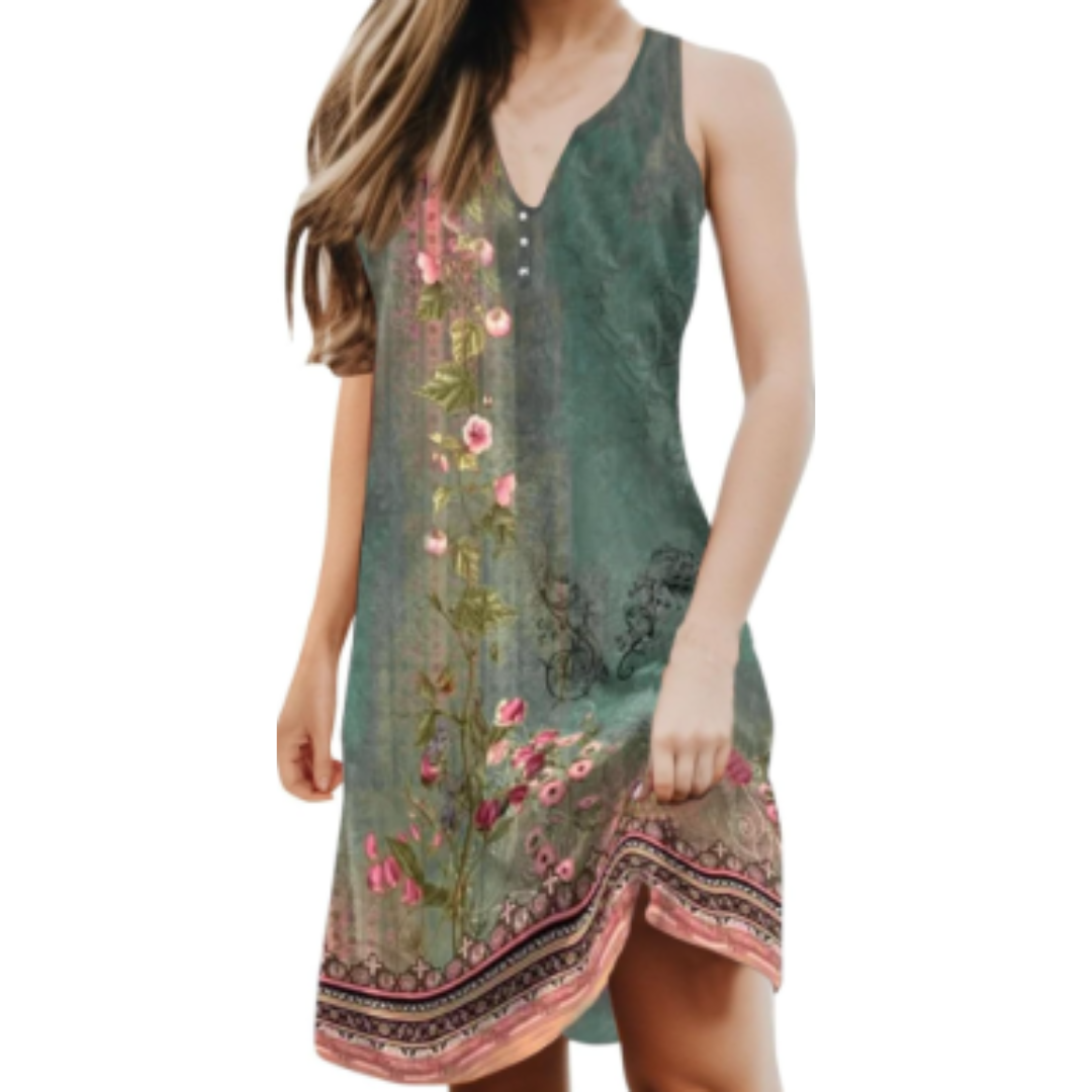 Women's Mini Dress Floral Print 6