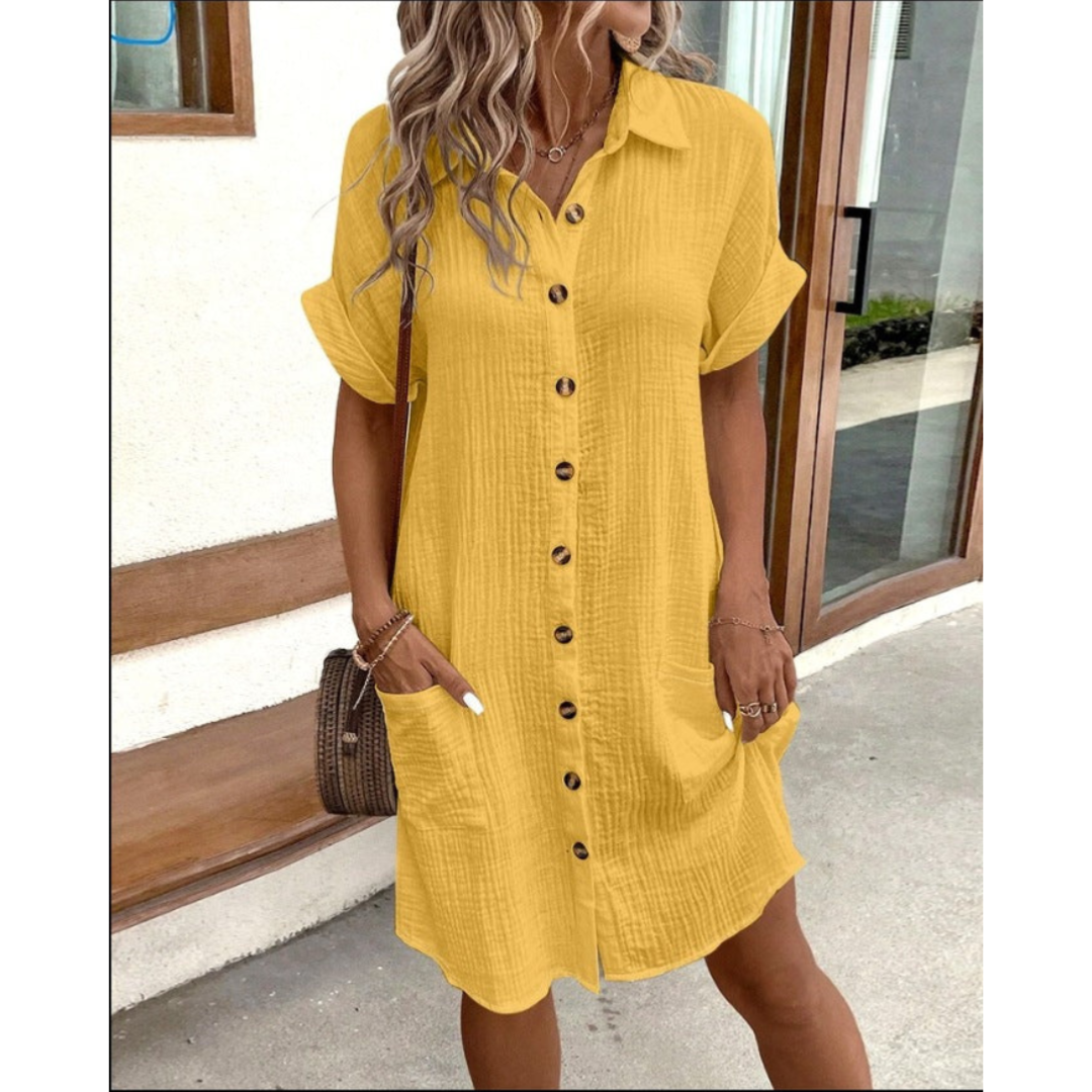 Women's Shirt Dress Blue 1